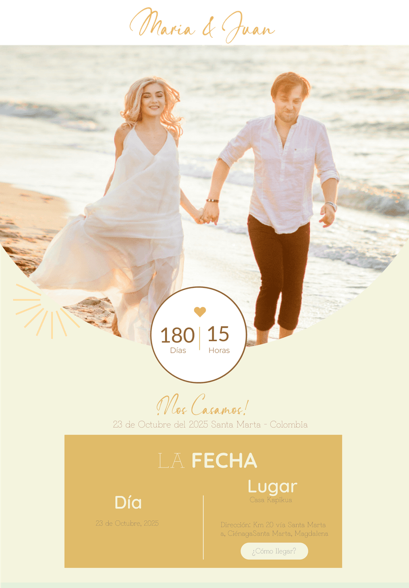 Mock-up invitación